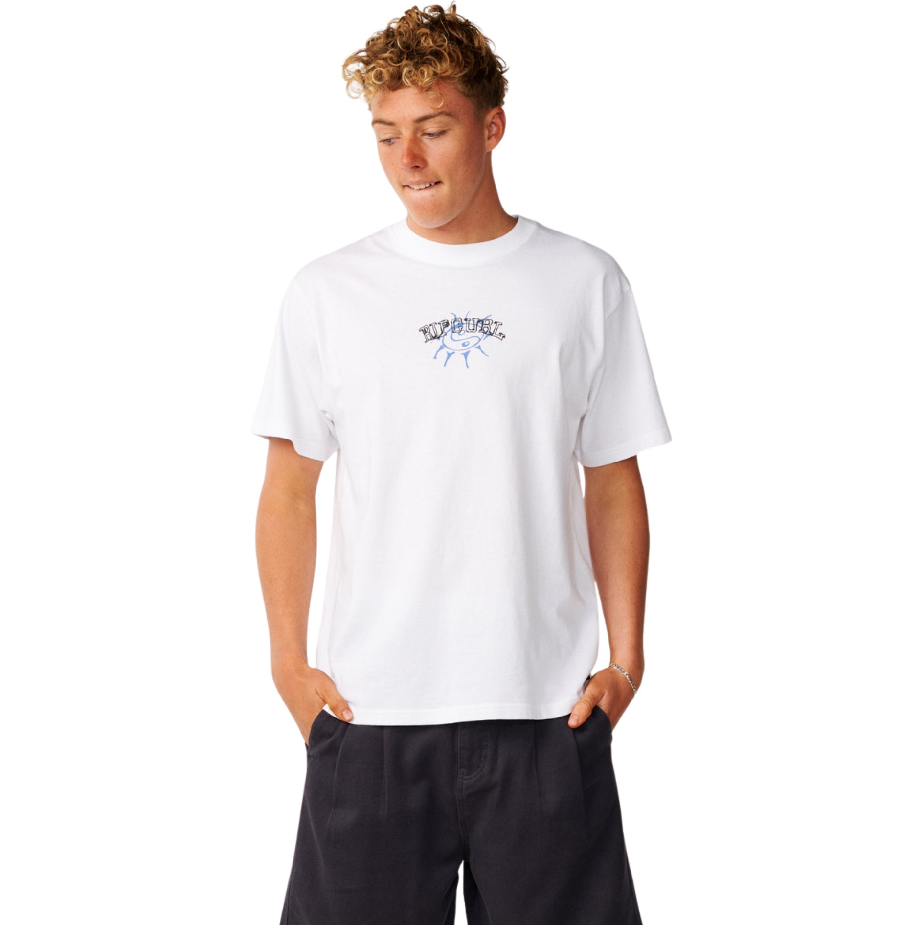 Rip Curl Herre Uorden Balance T-shirt 12QMTE - White